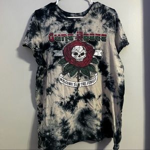 Torrid Guns N’ Roses Tie Dye Shirt